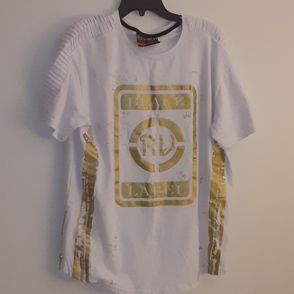 RAVMEN BLACK LABEL WHITE AND GOLD XL TSHIRT - Picture 6 of 12